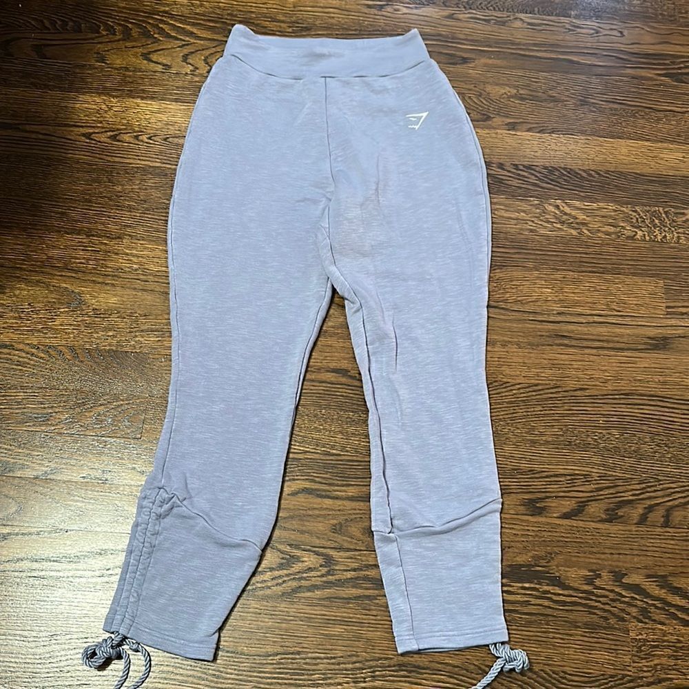 Gymshark Periwinkle Ruched Pant Leg Joggers - Size XS***